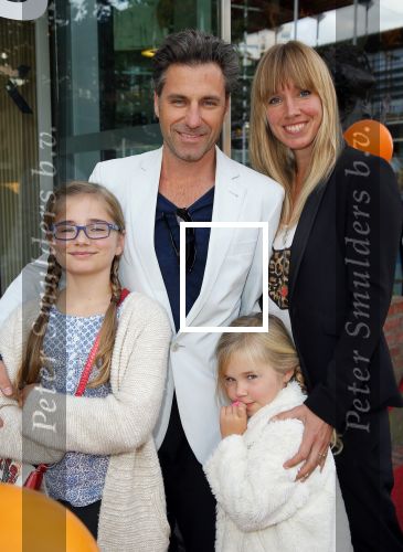 Amstelveen 5 oktober 2014
Premiere Pippi Langkous in de schouwburg van Amstelveen.
Frederik Brom en Nienke Romer met kinderen