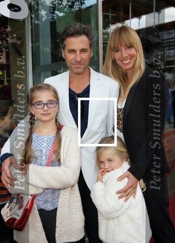 Amstelveen 5 oktober 2014
Premiere Pippi Langkous in de schouwburg van Amstelveen.
Frederik Brom en Nienke Romer met kinderen
