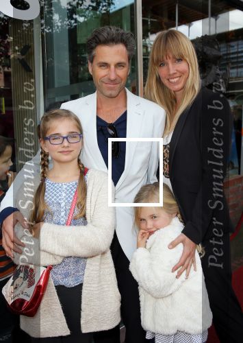 Amstelveen 5 oktober 2014
Premiere Pippi Langkous in de schouwburg van Amstelveen.
Frederik Brom en Nienke Romer met kinderen