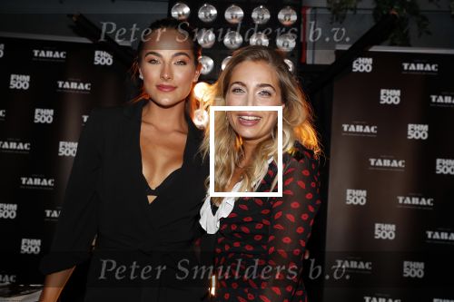 Amsterdam 24 mei 2018
FHM 500 uitreiking in de Adam Toren. Nochtli Paralta Alvares winnares 2017 (links) en Shelly Sterk winnares 2018