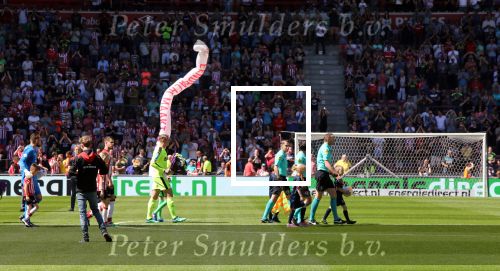 Eindhoven, 6 Mei 2018 Laatste kompetitiewedstrijd PSV-FC Groningen, eindstand 0-0.