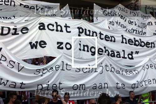Eindhoven, 6 Mei 2018 Laatste kompetitiewedstrijd PSV-FC Groningen, eindstand 0-0.