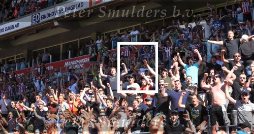 Eindhoven, 6 Mei 2018 Laatste kompetitiewedstrijd PSV-FC Groningen, eindstand 0-0.