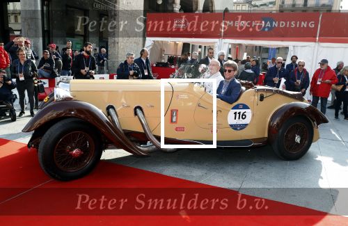 Brescia 15 mei 2018
Prins Pieter Christiaan doe mee met de Mille Miglia. Hij rijdt samen met de hr Hulsbergen