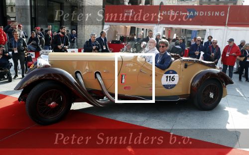Brescia 15 mei 2018
Prins Pieter Christiaan doe mee met de Mille Miglia. Hij rijdt samen met de hr Hulsbergen