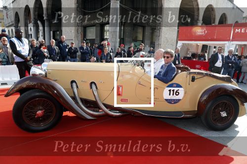 Brescia 15 mei 2018
Prins Pieter Christiaan doe mee met de Mille Miglia. Hij rijdt samen met de hr Hulsbergen