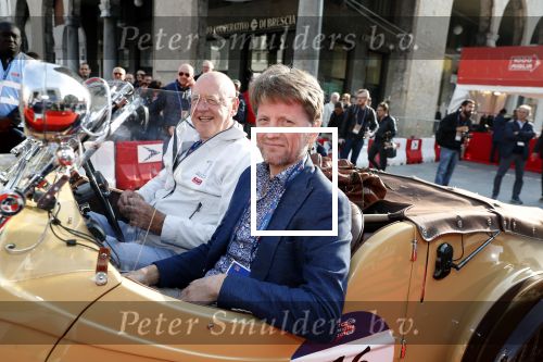 Brescia 15 mei 2018
Prins Pieter Christiaan doe mee met de Mille Miglia. Hij rijdt samen met de hr Hulsbergen
