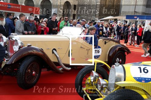 Brescia 15 mei 2018
Prins Pieter Christiaan doe mee met de Mille Miglia. Hij rijdt samen met de hr Hulsbergen