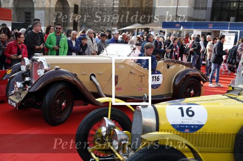 Brescia 15 mei 2018
Prins Pieter Christiaan doe mee met de Mille Miglia. Hij rijdt samen met de hr Hulsbergen