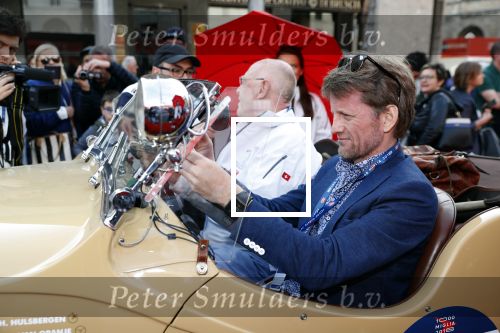 Brescia 15 mei 2018
Prins Pieter Christiaan doe mee met de Mille Miglia. Hij rijdt samen met de hr Hulsbergen