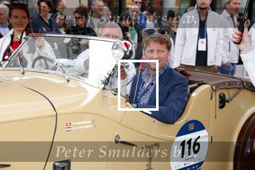 Brescia 15 mei 2018
Prins Pieter Christiaan doe mee met de Mille Miglia. Hij rijdt samen met de hr Hulsbergen
