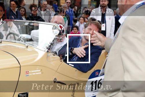 Brescia 15 mei 2018
Prins Pieter Christiaan doe mee met de Mille Miglia. Hij rijdt samen met de hr Hulsbergen