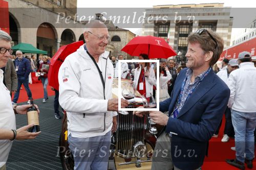 Brescia 15 mei 2018
Prins Pieter Christiaan doe mee met de Mille Miglia. Hij rijdt samen met de hr Hulsbergen