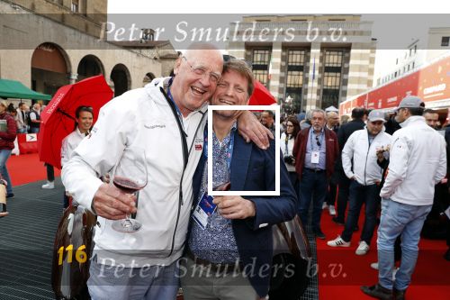 Brescia 15 mei 2018
Prins Pieter Christiaan doe mee met de Mille Miglia. Hij rijdt samen met de hr Hulsbergen