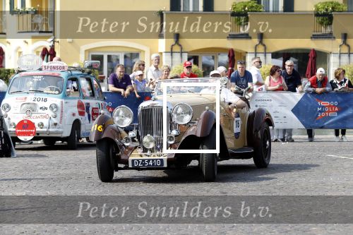 Brescia 16 mei 2018
De mille Miglia. Prins Pieter Christiaan