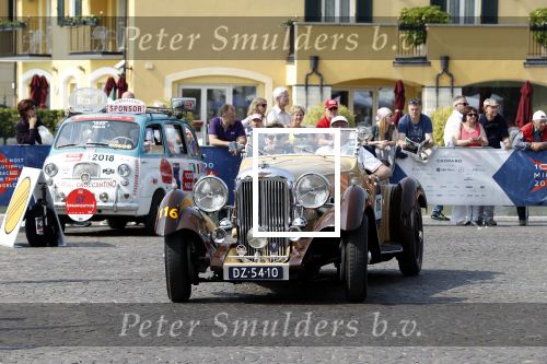 Brescia 16 mei 2018
De mille Miglia. Prins Pieter Christiaan