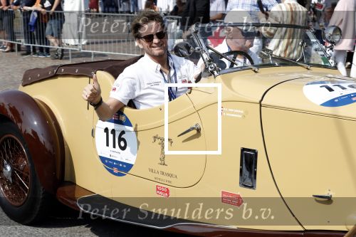 Brescia 16 mei 2018
De mille Miglia. Prins Pieter Christiaan