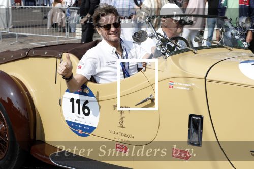 Brescia 16 mei 2018
De mille Miglia. Prins Pieter Christiaan