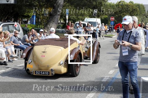 Brescia 16 mei 2018
De mille Miglia. Prins Pieter Christiaan