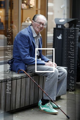 Amsterdam 5 juni 2018
Remco Campert op de pc hooftstraat.