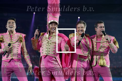 Amsterdam 26 mei 2018
Toppers in de Johan Cruijff arena met Jan Smit Gerard Joling Jeroen v d Boom en Rene Froger.