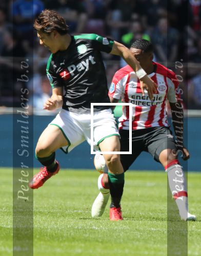 Eindhoven, 6 Mei 2018 
Laatste kompetitiewedstrijd PSV-FC Groningen, eindstand 0-0