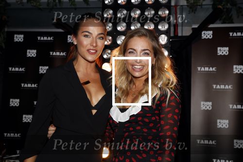 Amsterdam 24 mei 2018
FHM 500 uitreiking in de Adam Toren. Nochtli Paralta Alvares winnares 2017 (links) en Shelly Sterk winnares 2018