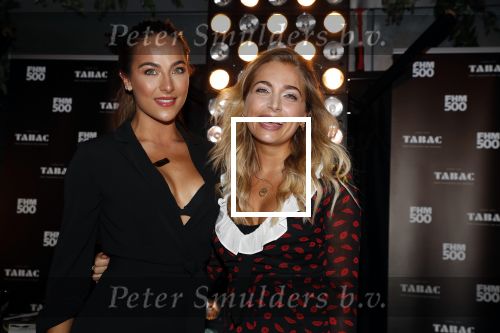 Amsterdam 24 mei 2018
FHM 500 uitreiking in de Adam Toren. Nochtli Paralta Alvares winnares 2017 (links) en Shelly Sterk winnares 2018