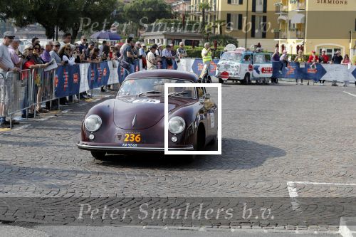 Brescia 16 mei 2018
De mille Miglia. State of art porsches