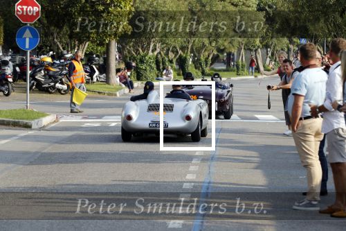 Brescia 16 mei 2018
De mille Miglia. State of art porsches