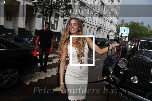 Amsterdam 29 mei 2018
Opening van de winkel Olviâ€™s op de PC Hooftstraat. Sylvia Geersen kwam met haar nieuwe vriend