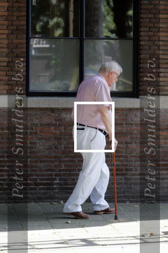 Amsterdam 5 juni 2018
Thomas Lepeltak wandelend op straat.
