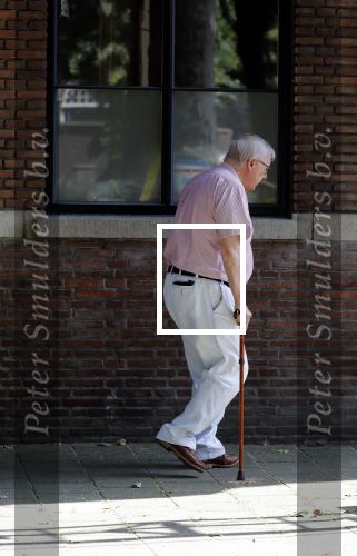 Amsterdam 5 juni 2018
Thomas Lepeltak wandelend op straat.