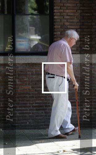 Amsterdam 5 juni 2018
Thomas Lepeltak wandelend op straat.