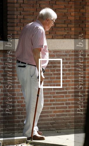 Amsterdam 5 juni 2018
Thomas Lepeltak wandelend op straat.