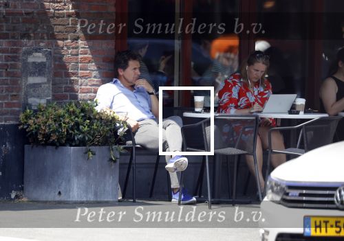 Amsterdam 29 mei 2018
Toine v Peperstraten drinkt koffietje bij starbucks.