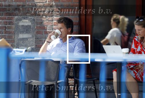 Amsterdam 29 mei 2018
Toine v Peperstraten drinkt koffietje bij starbucks.