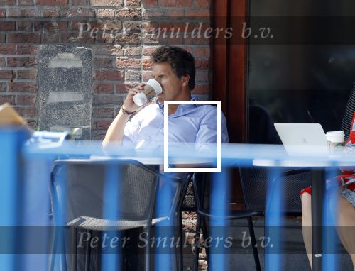 Amsterdam 29 mei 2018
Toine v Peperstraten drinkt koffietje bij starbucks.
