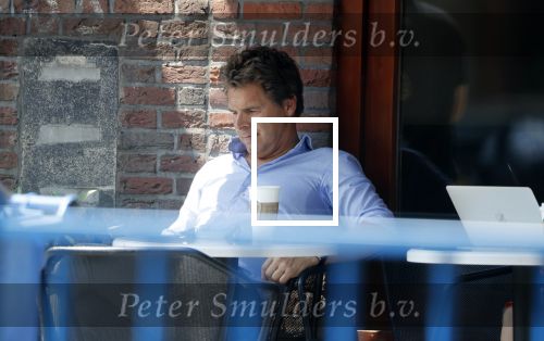 Amsterdam 29 mei 2018
Toine v Peperstraten drinkt koffietje bij starbucks.