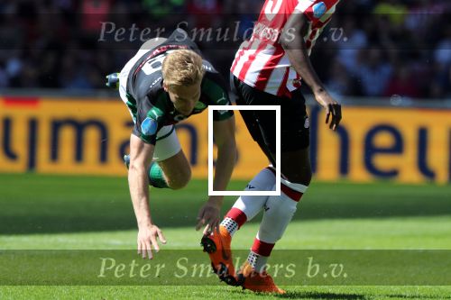 Eindhoven, 6 Mei 2018 
Laatste kompetitiewedstrijd PSV-FC Groningen, eindstand 0-0