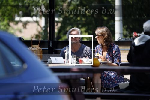 Amsterdam 20 mei 2018
Victor Reinier met zijn vriendin op terras.