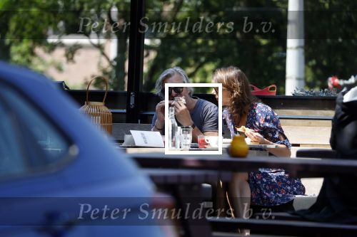 Amsterdam 20 mei 2018
Victor Reinier met zijn vriendin op terras.