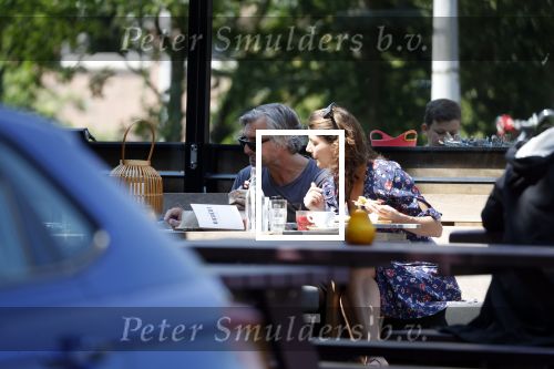 Amsterdam 20 mei 2018
Victor Reinier met zijn vriendin op terras.