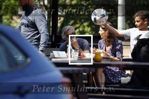 Amsterdam 20 mei 2018
Victor Reinier met zijn vriendin op terras.