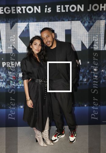 Amsterdam 21 mei 2019
Premiere Rocketman in Tuschinski. Anna Nooshin met haar vriend/verloofde Nassim Zeta
