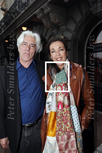 Amsterdam 20 mei 2019
Premiere best of broadway in carre. 
Frederique Sluyterman v Loo met haar man Eric Breij