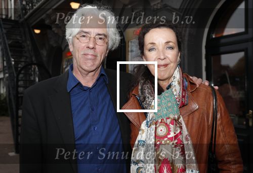 Amsterdam 20 mei 2019
Premiere best of broadway in carre. 
Frederique Sluyterman v Loo met haar man Eric Breij