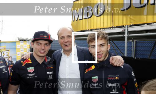 Zandvoort 18 mei 2019
Jumbo racedagen op circuit Zandvoort met oa aanwezig Max Verstappen en Pierre Gasly van het Red Bull F1 team. Frits v Eerd