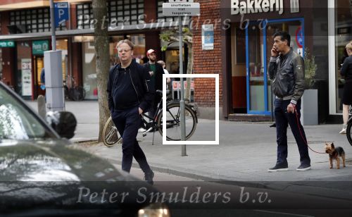 Amsterdam 25 mei 2019
Gerard Spong met partner en hun hondje op de beethovenstraat. Ze rijden in hun Rolls Royce.
