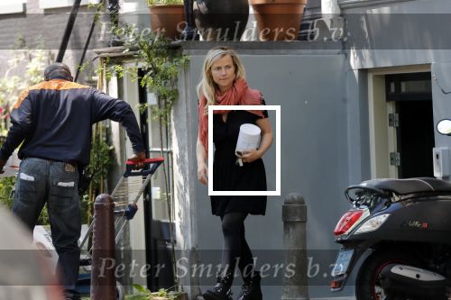 Amsterdam 24 mei 2019
Gigi Ravelli en haar vriend Roger Hodenius bij hun huis.
